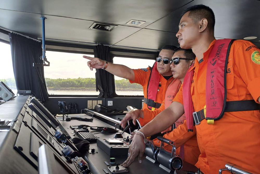 Perangkat Starlink Diuji Coba Di KN SAR Arjuna 229 (Dok.IDN Times/Basarnas Denpasar)