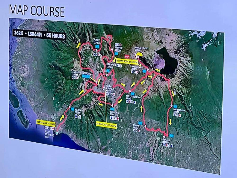 Jalur lomba Rinjani 100 (IDN Times/Ruhaili)