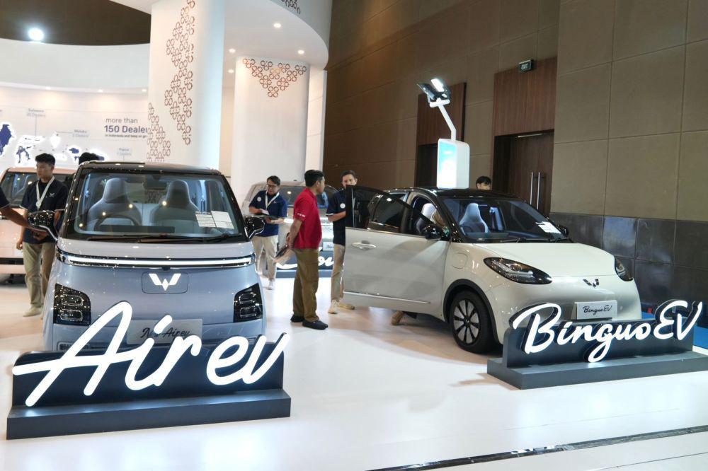 Wuling Air ev dan Binguo EV mendominasi penjualan Wuling di PEVS 2025 (Wuling)