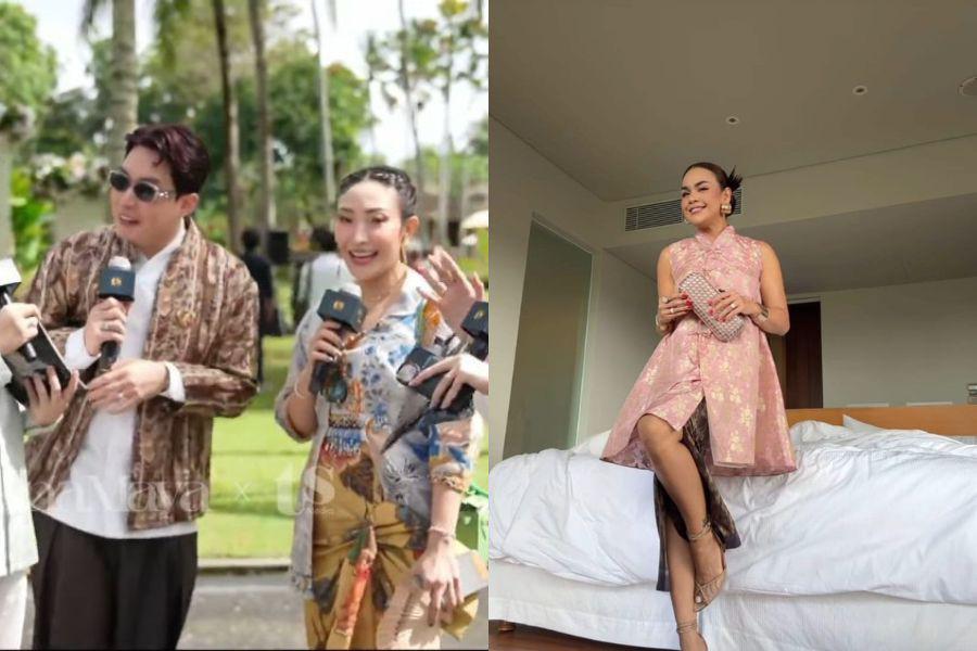 7 Gaya Tamu di Siraman Pra Nikah Luna Maya, Dihadiri Sahabat Artis