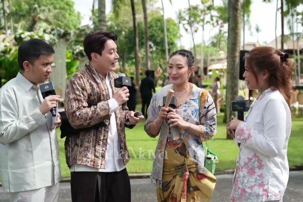Potret Tamu Artis di Siraman Luna Maya dan Maxime Bouttier