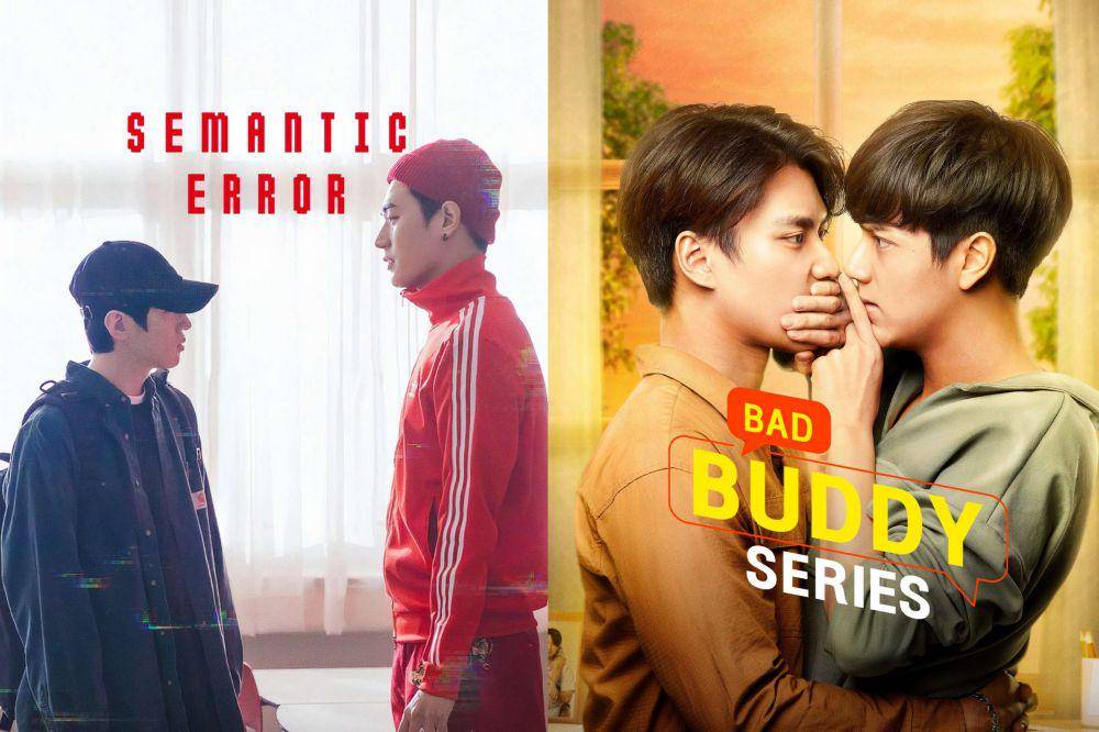 poster serial Semantic Error dan Bad Buddy. (dok. Watcha/Semantic Error | dok. GMM 25/Bad Buddy)
