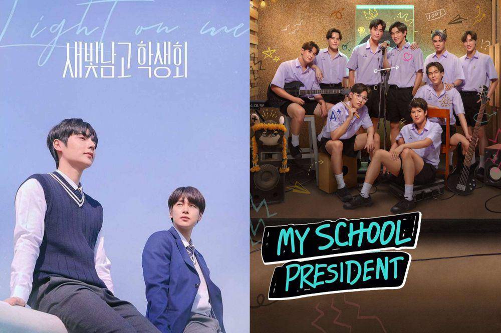 poster serial Light On Me dan My School President. (dok. Viki/Light on Me | dok. GMM 25/My School President)