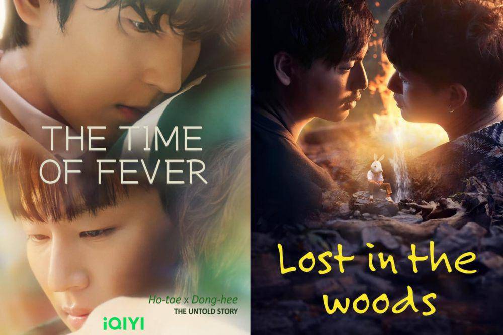 poster serial The Time of Fever dan Lost in the Woods. (dok. iQIYI/The Time of Fever | dok. Viu/Lost in the Woods)