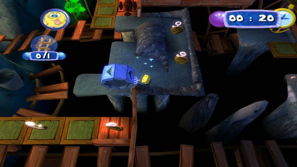 cuplikan gameplay SpongeBob's Atlantis SquarePantis (dok. Blitz Games/SpongeBob's Atlantis SquarePantis)