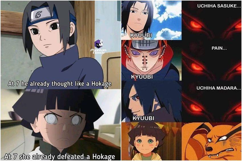 8 Meme Himawari Uzumaki, Kelemahan Terbesar Kurama?