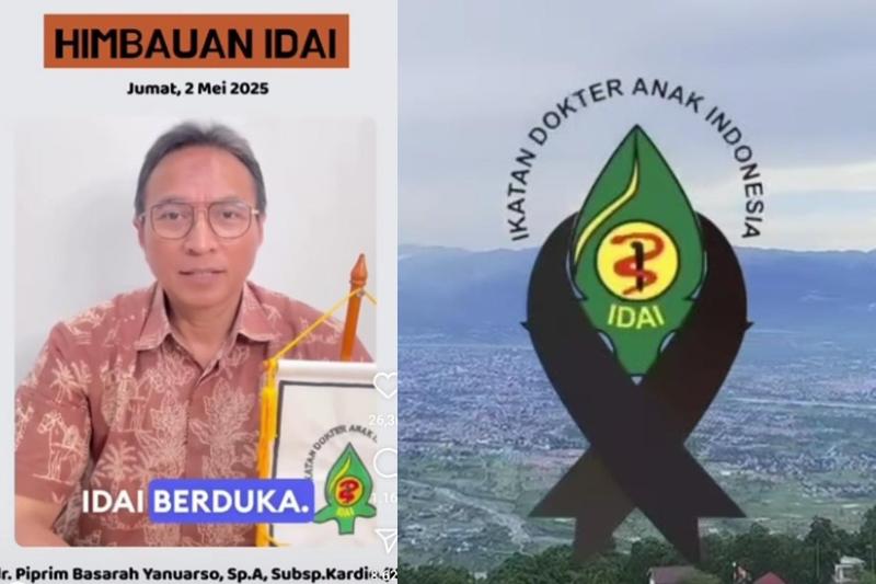 IDAI Serukan Pita Hitam, Bentuk Protes Intimidasi Kemenkes