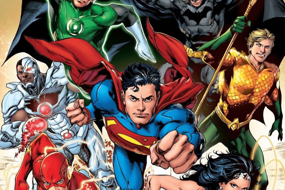 Superman bersama anggota Justice League (dok. DC Comics/Justice League)
