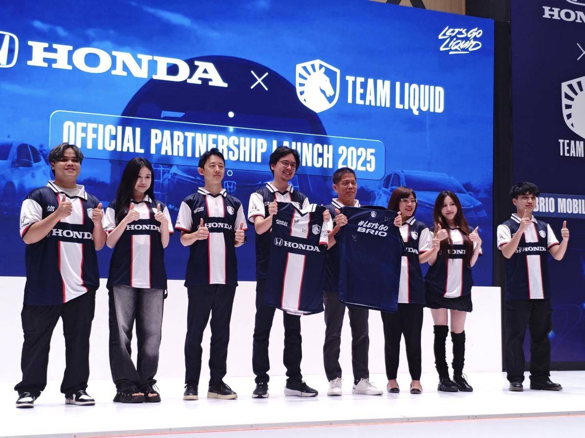 Honda Gaet Tim MLBB Team Liquid ID, Pamerkan Brio Eksklusif!