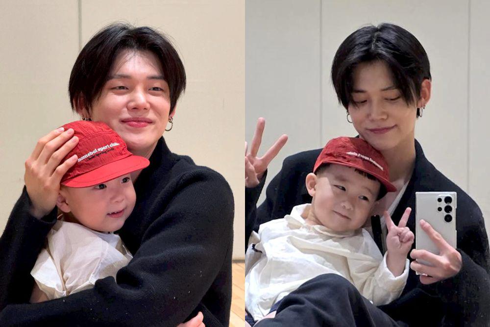 7 Potret Yeonjun TXT Asuh Baby Taeha, bak Papa Muda!