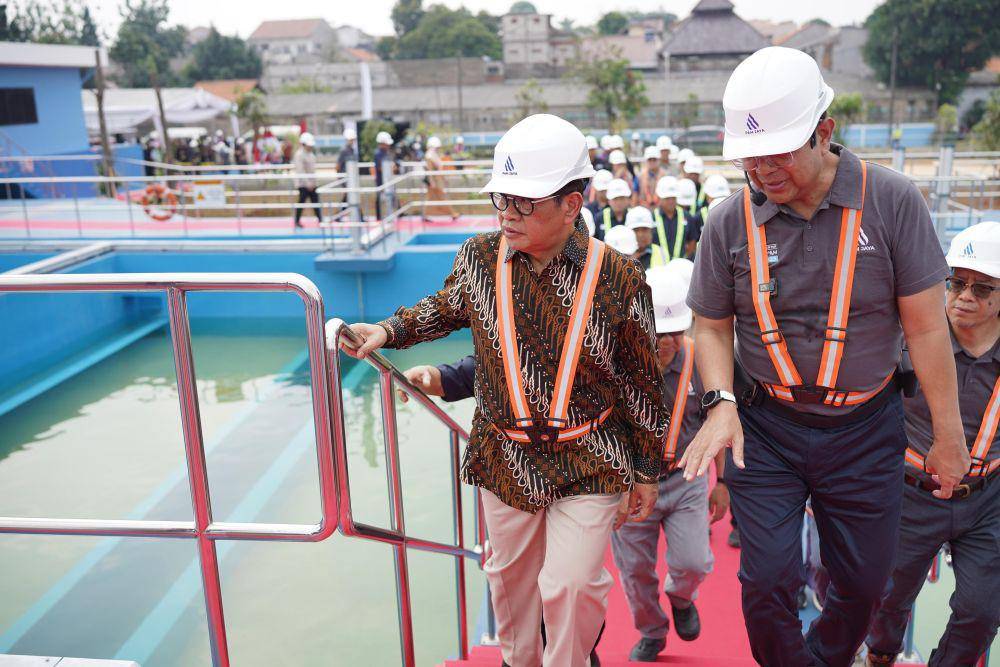 Gubernur DKI Jakarta Pramono Anung meresmikan IPA Buaran, Jakarta Timur, Selasa (6/5/2025). (dok. Humas Pemprov DKI Jakarta)