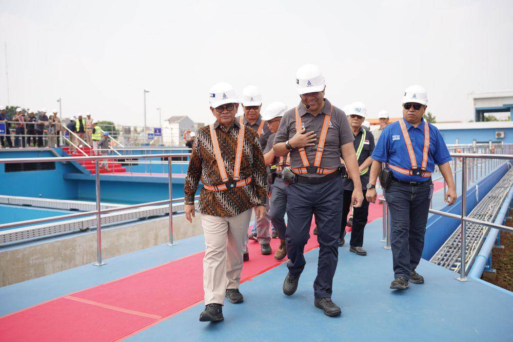 Gubernur DKI Jakarta Pramono Anung meresmikan IPA Buaran, Jakarta Timur, Selasa (6/5/2025). (dok. Humas Pemprov DKI Jakarta)