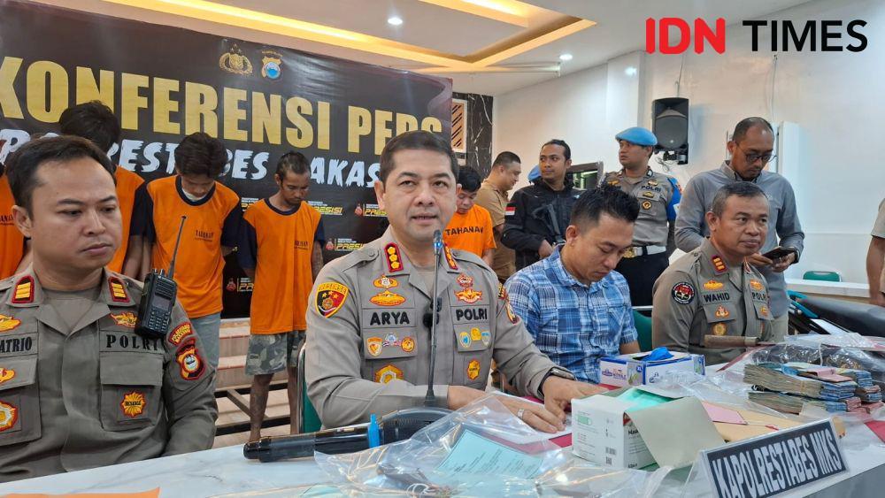 Polisi Buru 4 Komplotan Perampok Uang Rp400 Juta di Makassar