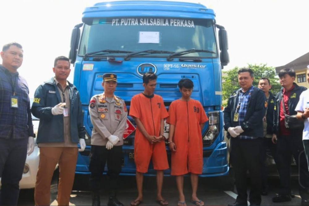 Sopir PT PSP Oplos 4 Ton Solar dengan Minyak Sulingan Asal Muba