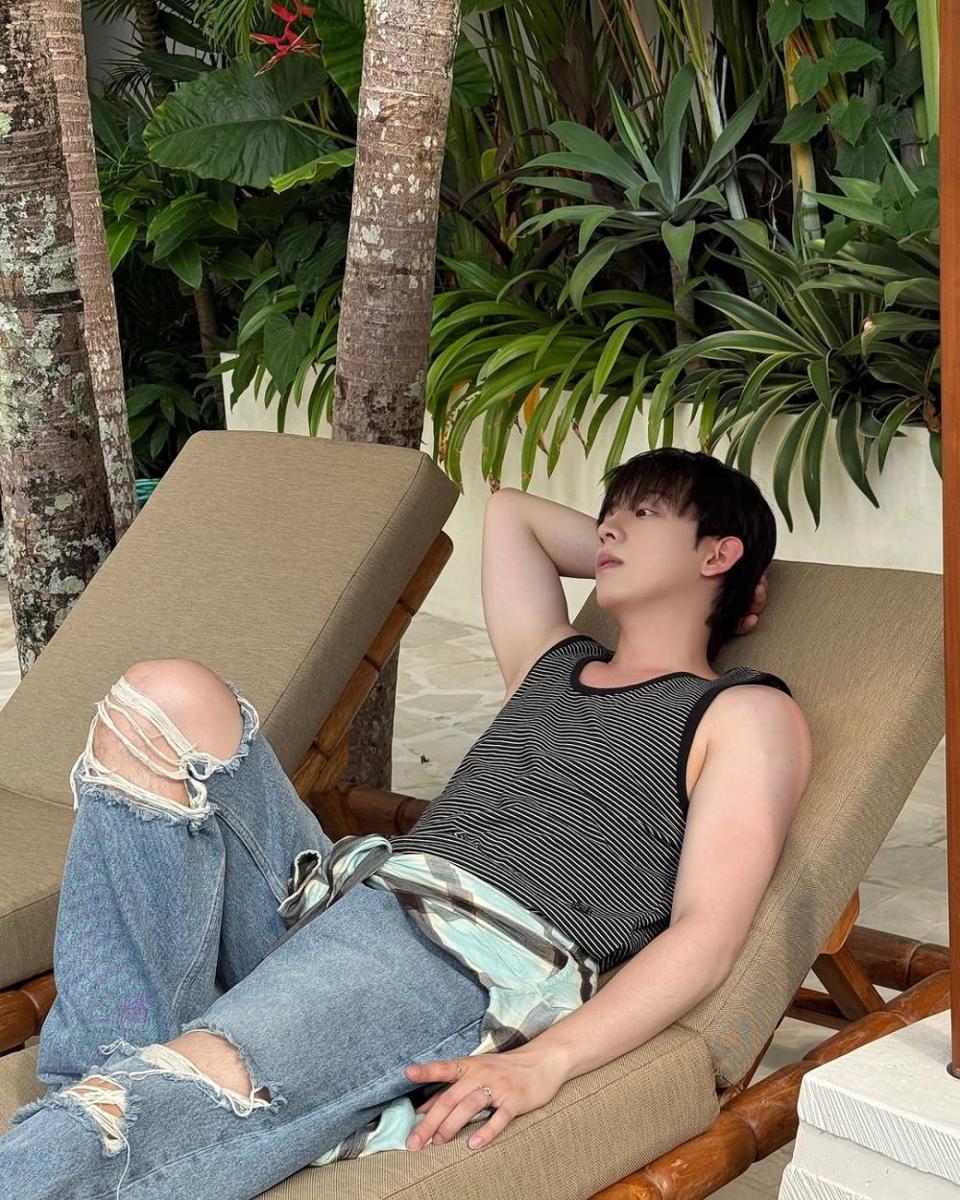 potret liburan Heo Sung Bum di Bali (instagram.com/horang.wave)