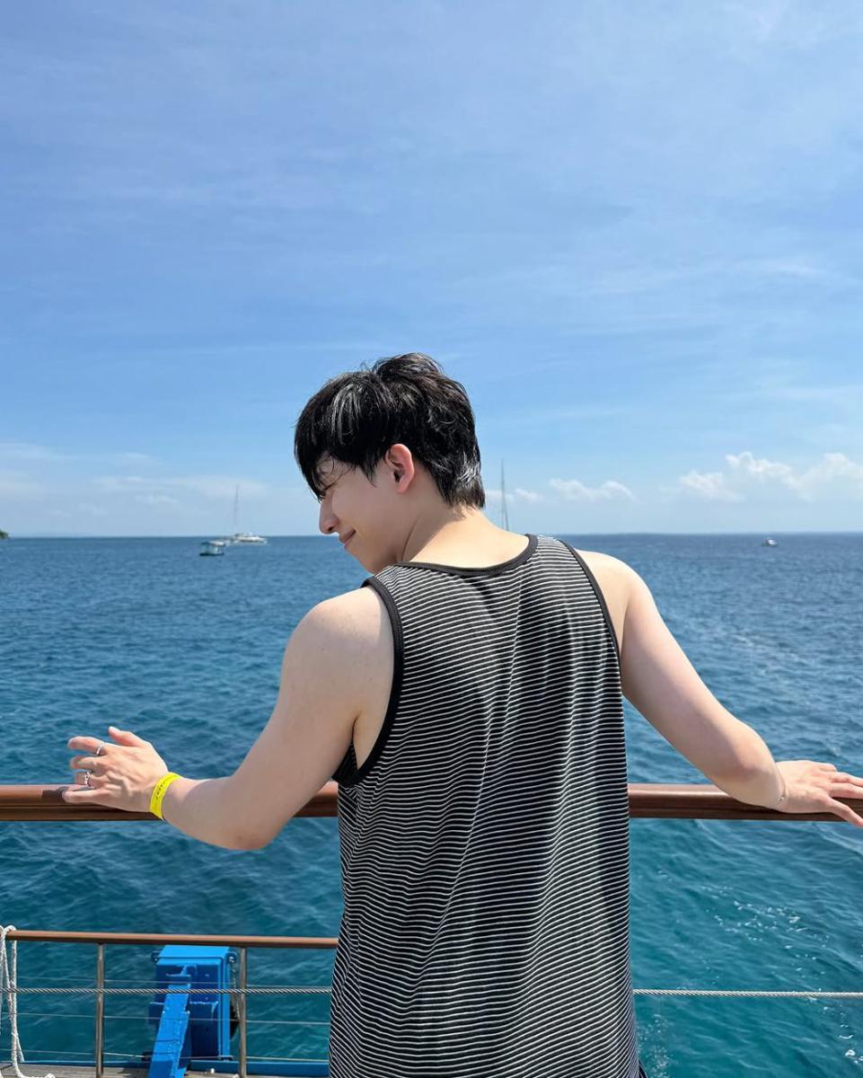 potret liburan Heo Sung Bum di Bali (instagram.com/horang.wave)