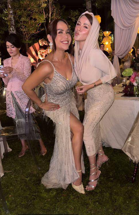 artis di dinner pernikahan Luna Maya dan Maxime (Instagram.com/melaney_ricardo)