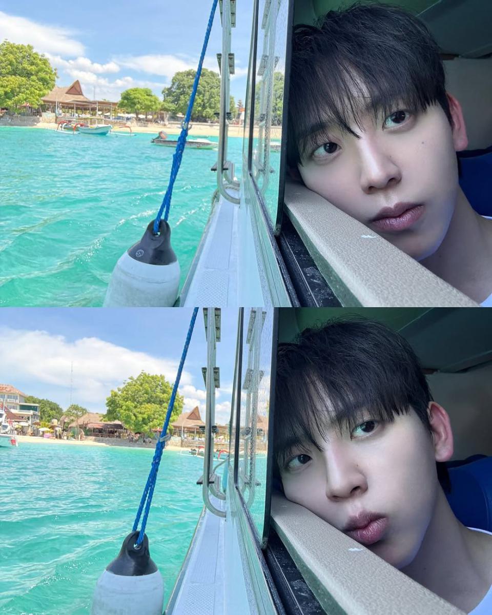 potret liburan Heo Sung Bum di Bali (instagram.com/horang.wave)