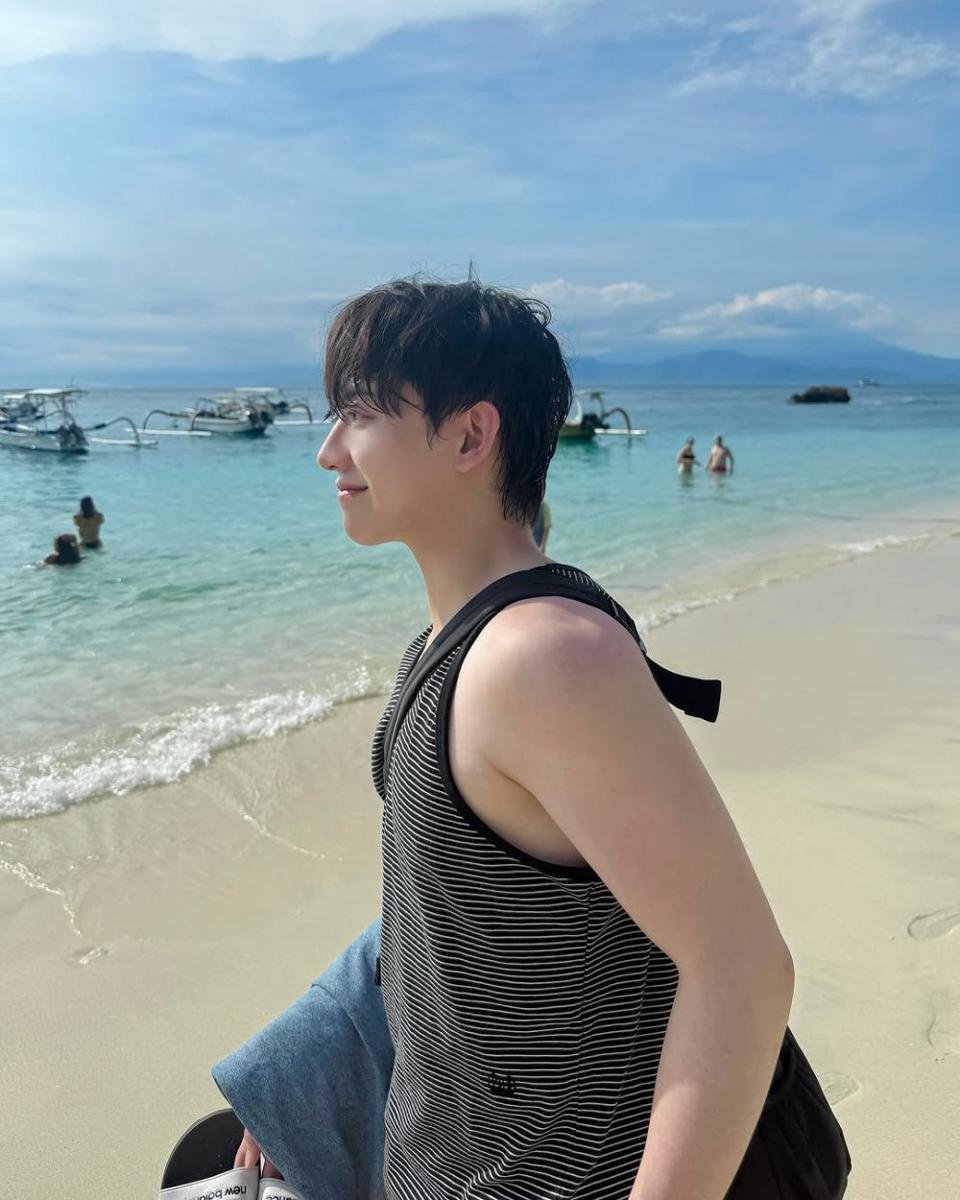 potret liburan Heo Sung Bum di Bali (instagram.com/horang.wave)