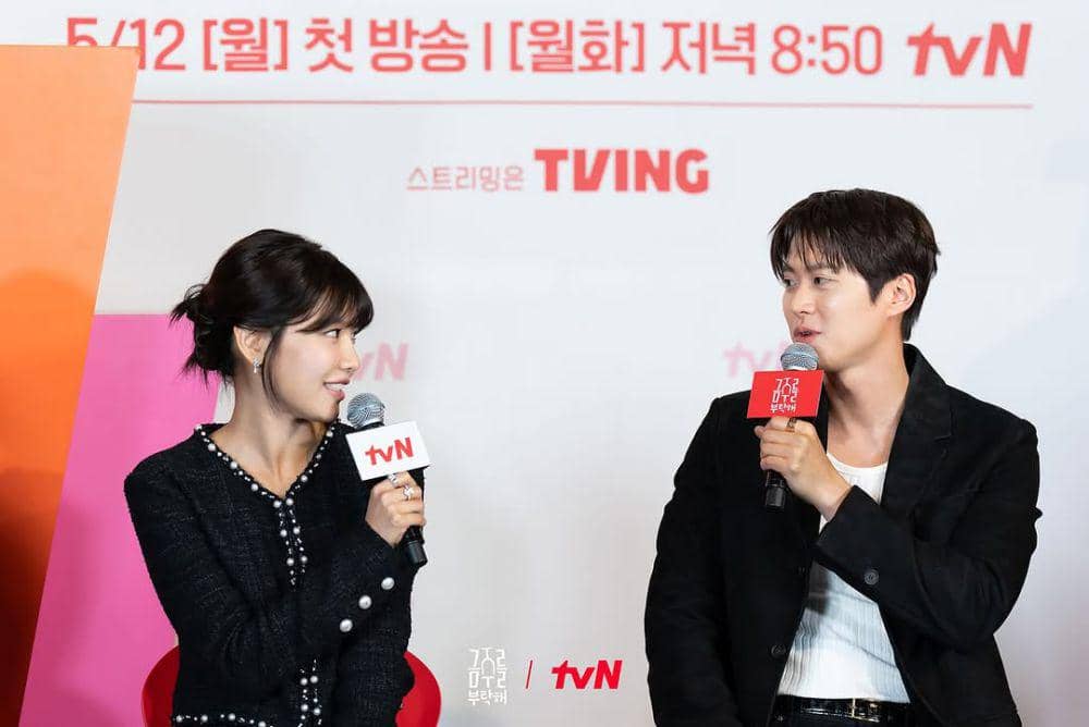 momen konferensi pers drama Second Shot at Love (instagram.com/tvn_drama)