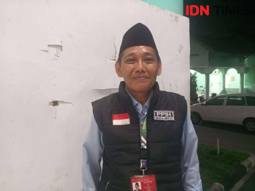 Kepala Bidang Penyelenggaraan Haji dan Umrah Kanwil Kemenag NTB Lalu Muhammad Amin. (IDN Times/Muhammad Nasir)