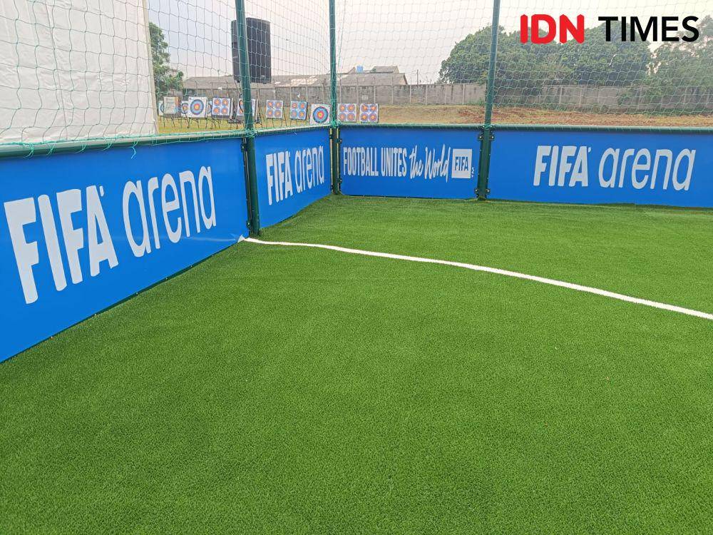 Potret FIFA Arena di Ciputat. (IDN Times/Tino).