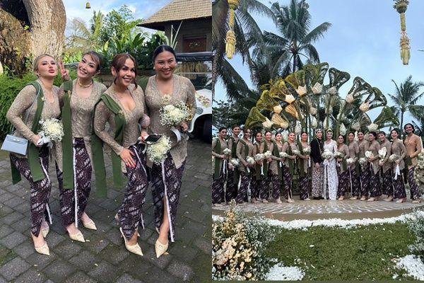 Deretan Bridesmaid di Akad Nikah Luna Maya dan Maxime Bouttier
