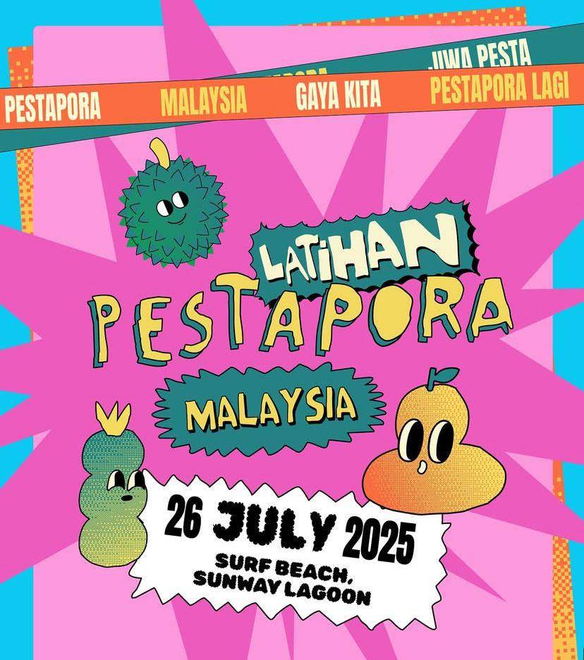 daftar lineup Latihan Pestapora Malaysia 2025 (Instagram.com/latihanpestapora.my)
