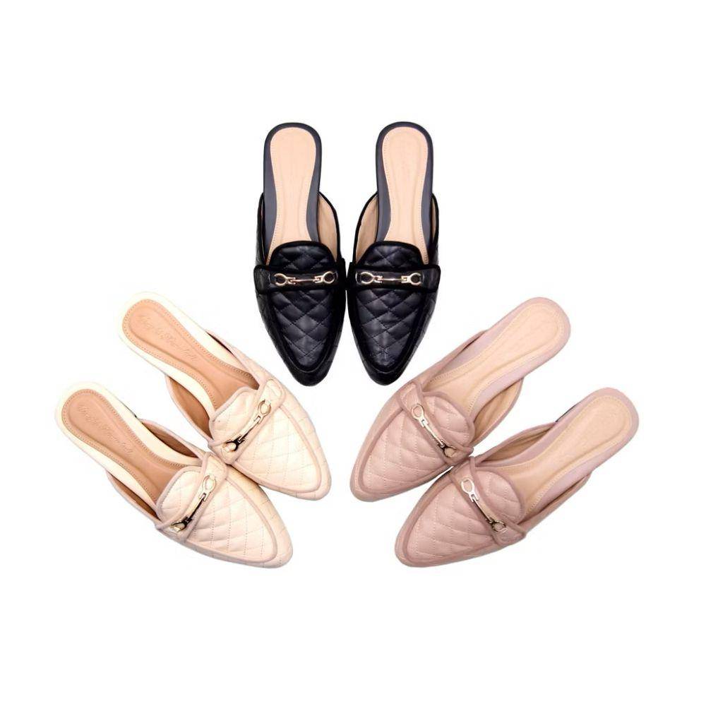 potret ide sepatu mules nuansa beige (shopee.com/Yongki Komaladi Official Shop)