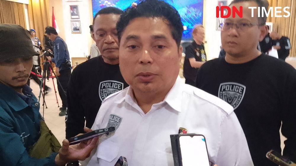 Kasat Resnarkoba, Kompol Willy Budiyanto sebut sebagian pelaku narkoba di Banyumas merupakan residivis, Rabu (7/5/2025).(IDN Times/Cokie Sutrisno)