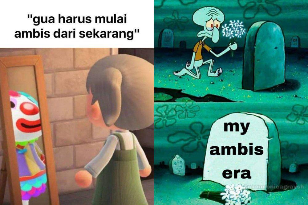 7 Meme Jiwa Ambis, Sering Bentrok sama Badan yang Mager?