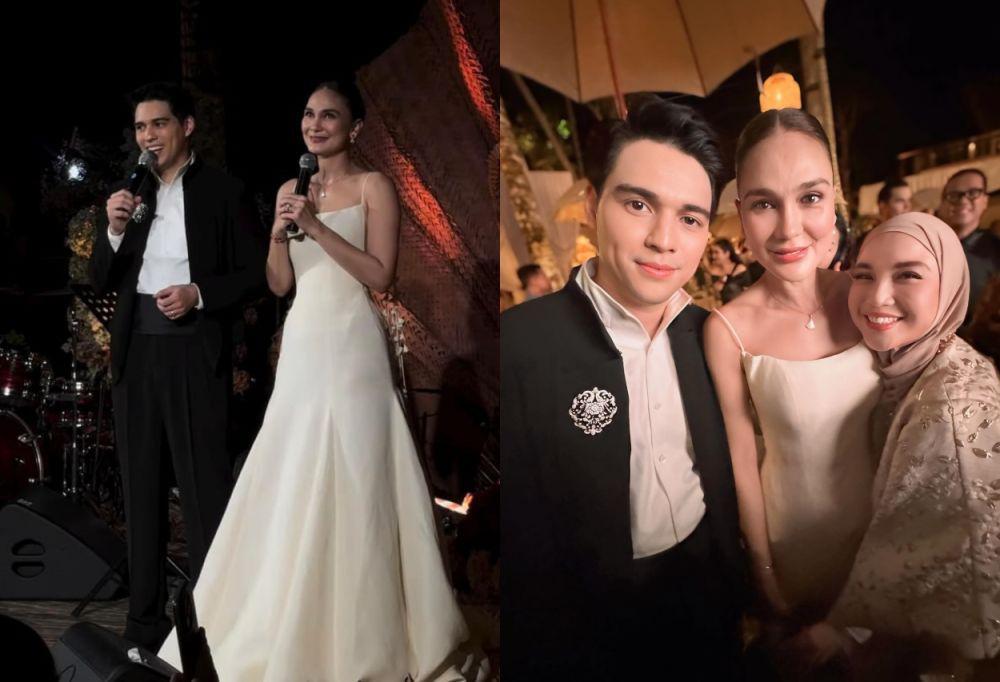 7 Gaya Luna Maya saat Dinner Usai Akad Nikah, Minimalis Elegan!