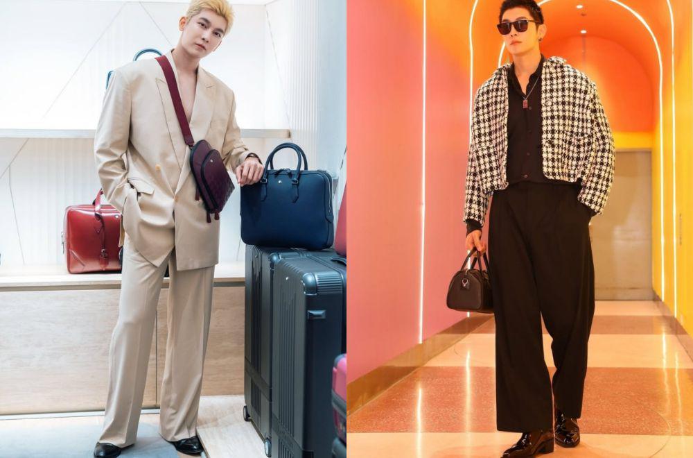 9 Ide OOTD Pakai Tas ala Mew Suppasit, Gaya Semakin Stylish!