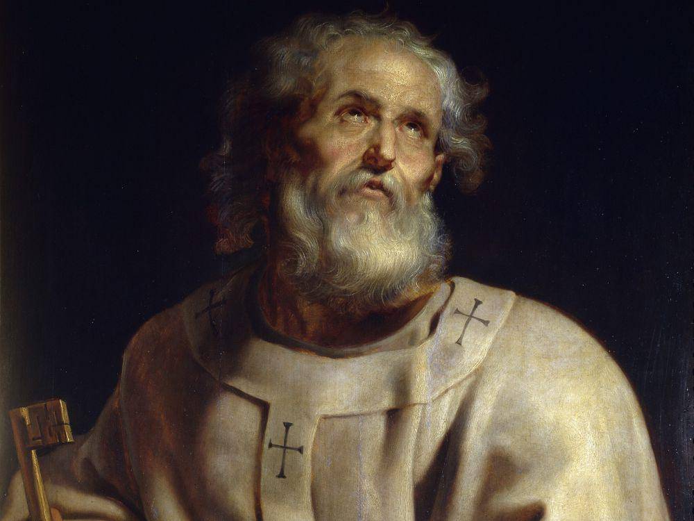 lukisan yang menampilkan Rasul Petrus sebagai paus. (Peter Paul Rubens, Public domain, via Wikimedia Commons)