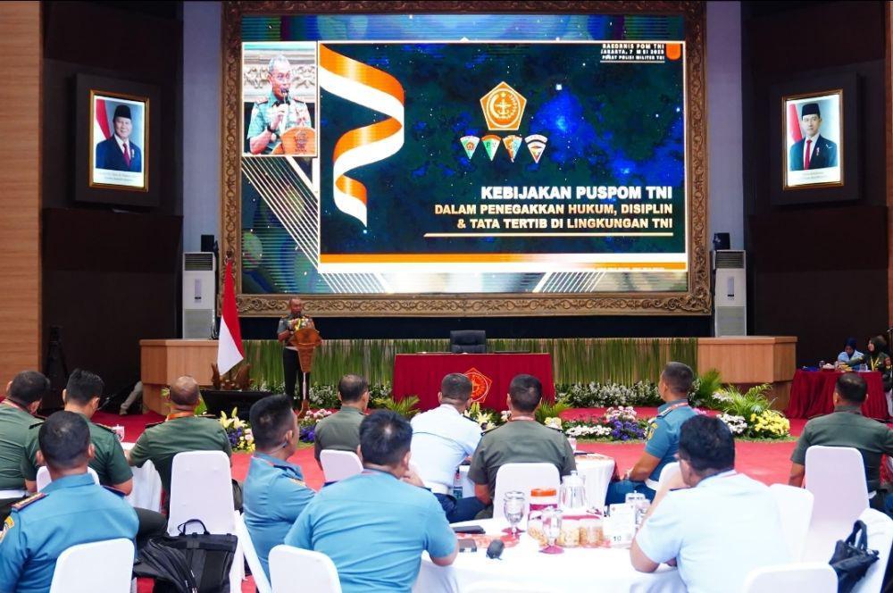 Pesan Panglima: POM TNI Harus Mampu Jadi Contoh bagi Anggota Lain