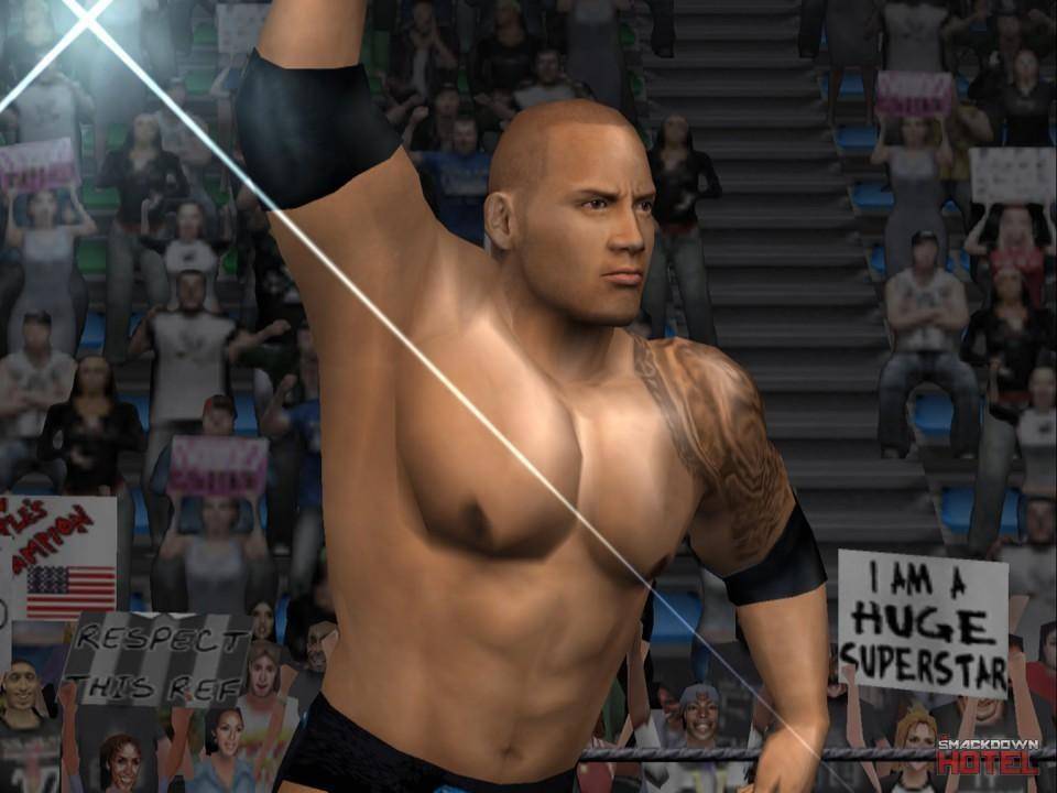 The Rock at Smackdown vs Raw 2010 Game