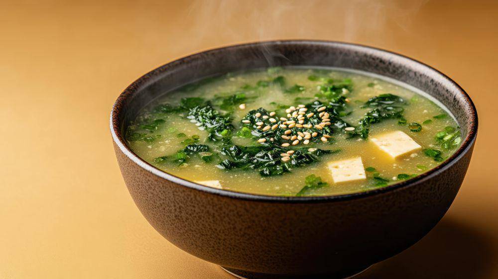 ilustrasi miso soup (vecteezy.com/Siraphol Siricharattakul)