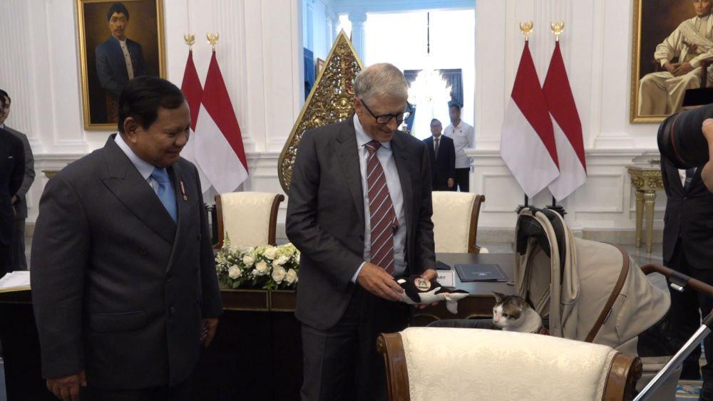 Bill Gates Beri Hadiah ke Kucing Prabowo Bobby Kertanegara