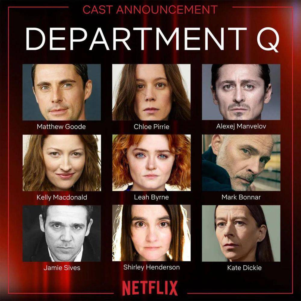 Pemain serial Dept. Q (Dok. Netflix/Detp. Q)