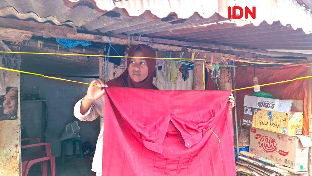 Naila (13), siswi kelas 6 SD Panyikkokang Toddopuli III di Kota Makassar, Sulawesi Selatan, Rabu (7/5/2025). IDN Times/Darsil Yahya