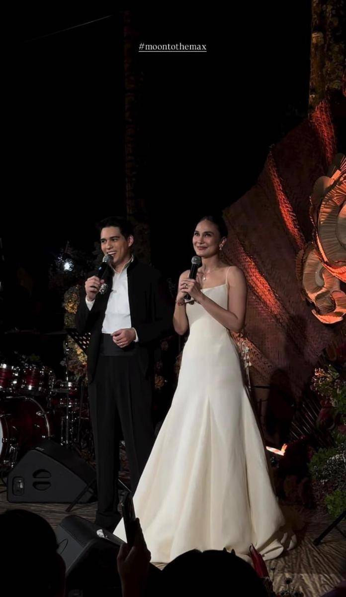 gaya Luna Maya di acara dinner usai akad nikah (instagram.com/hiantjen)