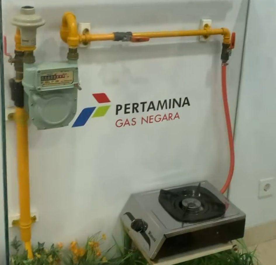 Jaringan gas untuk rumah tangga. (Dok. PGN Palembang)