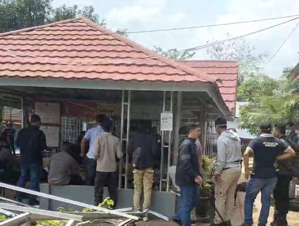 Suasana mencekam pasca kerusuhan di Lapas Muara Beliti. (Dok. Istimewa)