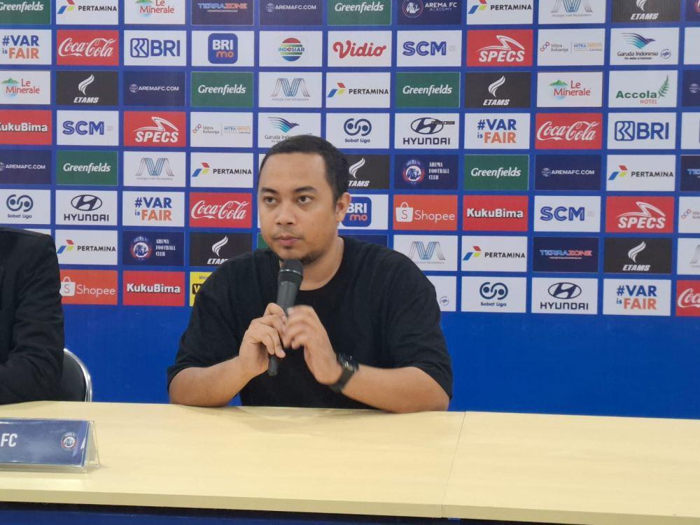 Manajer Bisnis Arema FC, Munif Bagaskara. (IDN Times/Rizal Adhi Pratama)