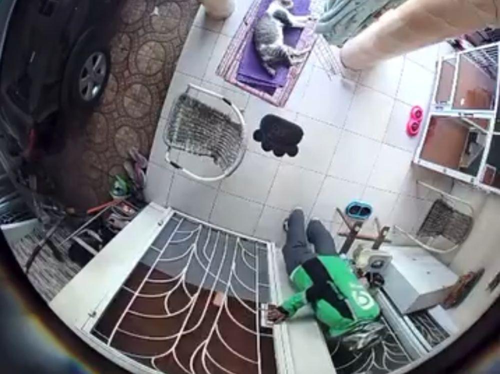 Tangkapan layar rekaman CCTV. (Istimewa)
