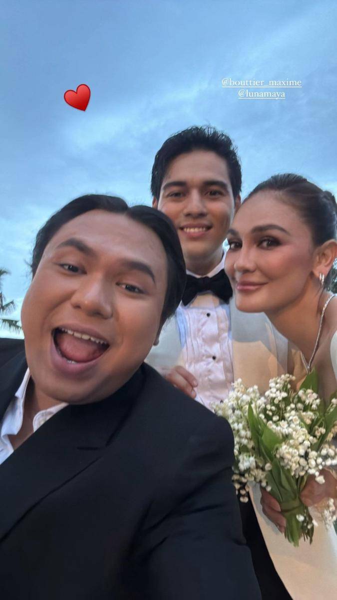 artis di resepsi Luna Maya (instagram.com/keanuagl)