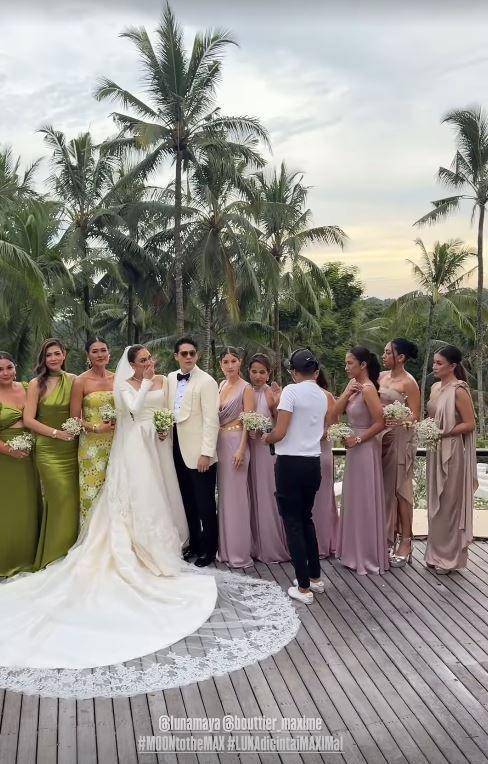 bridesmaid resepsi Luna Maya (Instagram.com/mrsayudewi)