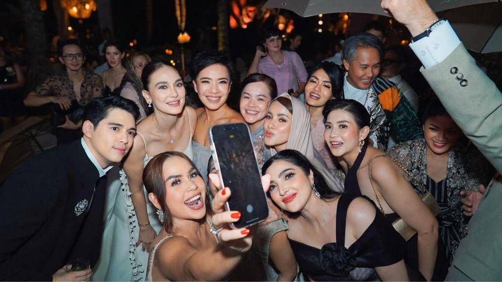 Olla Ramlan di pernikahan Luna Maya (instagram.com/ashanty_ash)