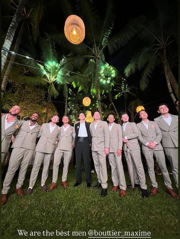 groomsmen pernikahan Luna Maya dan Maxime Bouttier (instagram.com/mulanisanjay)