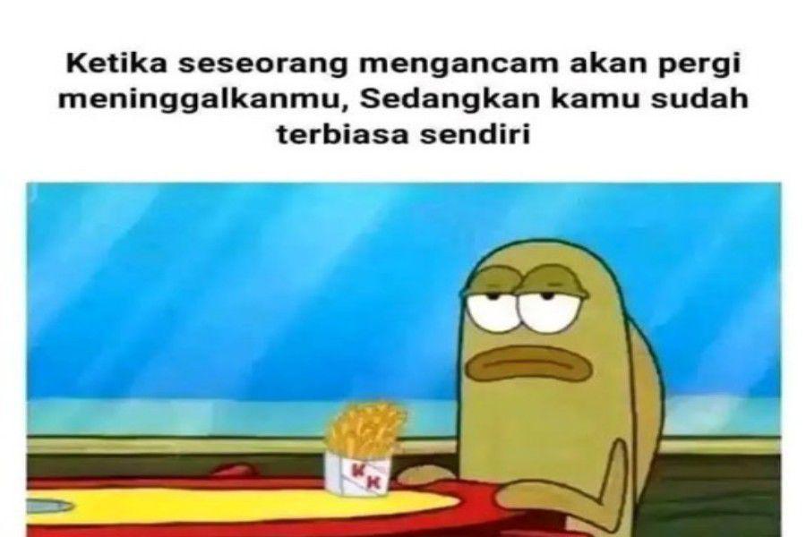 7 Meme Kocak Ekspresi Flat, Tanda Kebal Sama Drama!